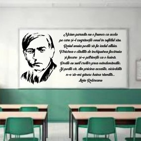 Sticker perete citat Liviu Rebreanu