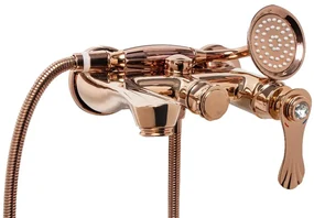Baterie cada montare perete rose-gold TRENDY S