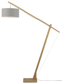 Lampadar eco din bambus Montblanc 4723 natur/ gri deschis