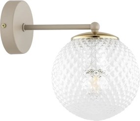 Brilagi - Lampă de perete STELLA 1xE27/60W/230V bej/auriu