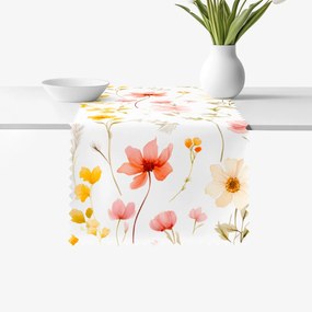 Goldea napron de masă teflonat - paradisul florilor 20x120 cm