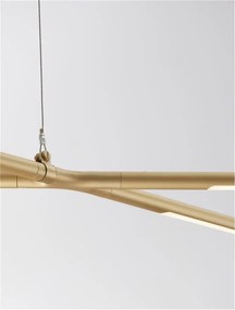 Lustra LED suspendata design modern RACCIO aurie