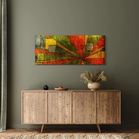 Tablou cu abstracție geometrică (120x50 cm)