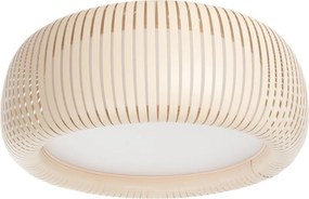 Plafonieră STRIPES, 2x E27/40W/230V, Ø55 cm, crem/alb