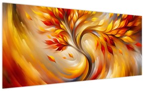 Tablou - Copac de toamnă (120x50 cm)