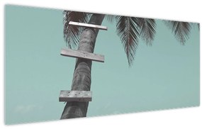 Tablou - Palma în Caraibe (120x50 cm)