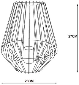 Lucide 78598/01/30 - Lampă de masă REDA 1xE27/40W/230V