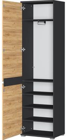 Dulap cu aspect de lemn de stejar 54x200 cm Lissabon - Germania