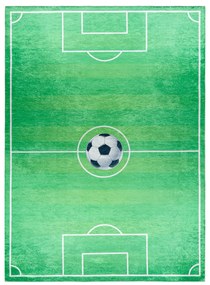 BAMBINO 9731 covor lavabil Teren, fotbal pentru copii anti-alunecare - verde