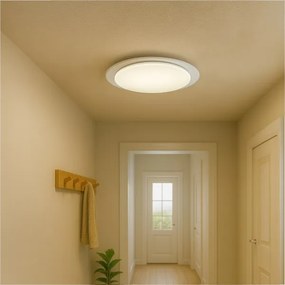 Plafonieră LED dimabilă SONIC LED/35W/230V 3000-6000K Ø 45 cm albă + telecomandă
