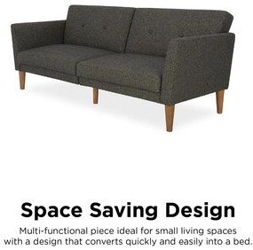 Canapea extensibilă gri 205 cm Regal - Novogratz