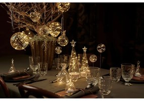 Decorațiune cu lumină LED Sirius Wave Ball, Ø 8 cm