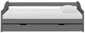 Pat cu pat suplimentar extensibil Lusid (gri) . 1064007