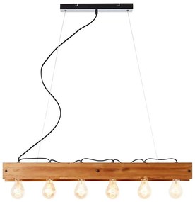 Lustră pe cablu Brilliant CALANDRA 6xE27/42W/230V pin