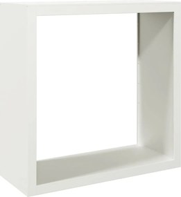 vidaXL Rastel pentru lemne de foc, alb, 100x40x100 cm, oțel