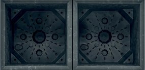 Ghiveci SIERRA CASE BETON EFFECT 57,7 cm , negru