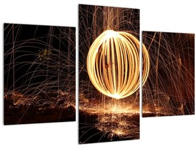 Tablou cu bilă iluminată (90x60 cm)