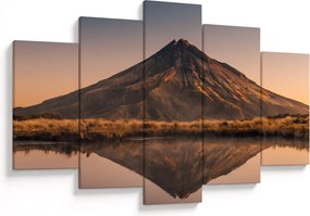 Tablou oglindirea muntelui Taranaki, Noua Zeelanda (150x105 cm)