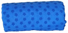 Prosop yoga anti-alunecare cu geanta cadou-albastru