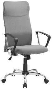 Scaun de birou , scaun ergonomic, căptușit, gri