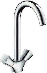Baterie bucatarie Hansgrohe Logis dubla comanda crom