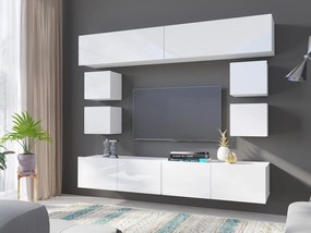 Mobilier living Calabria C16 (Alb) (fără iluminat). 1051657