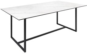 Masa moderna, Ceramica, Alb marmorat, SYMBIOSE 200cm A-6541088 VC