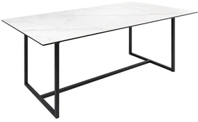 Masa moderna, Ceramica, Alb marmorat, SYMBIOSE 200cm A-6541088 VC