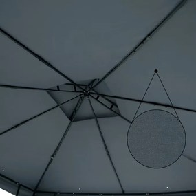 Deuba Pavilion de grădină Lorca 3x3 m - antracit