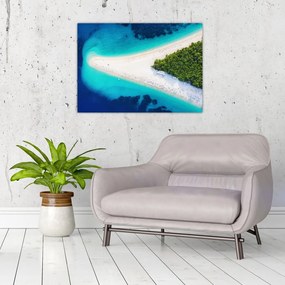 Tablou pe sticlă - Insula Hvar, Croația (70x50 cm)