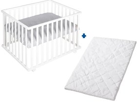 Țarc pentru copii alb 100x75 cm Roba style – Roba