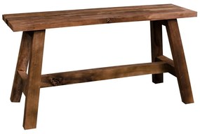 Bancă de grădină maro din lemn masiv Barcelona – House Nordic