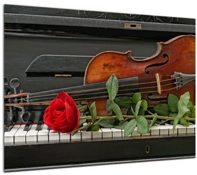 Tablou- Amintire de muzicean (70x50 cm)