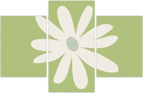 Tablou - Hippies, flori verzi N⁰2 (90x60 cm)