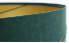 Lustră pe cablu SWING 1xE27/60W/230V verde/auriu