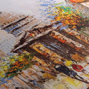 Tablou - Monument de oraș pictat (150x105 cm)