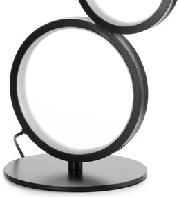 Lampă de birou LED RINGS ONLI, 17W, 230V, 4000K, 37 cm, neagră