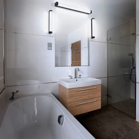 Osram - Aplica LED pentru oglindă de baie ORBIS TUBE LED/12W/230V 60 cm IP44 negru