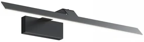 Aplica de perete LED pentru oglinda sau tablou Decart negru