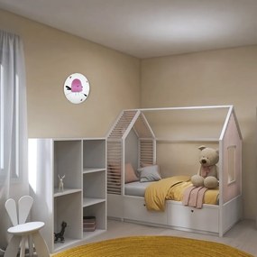 Aplica camera copii motiv pasare mov Fowly