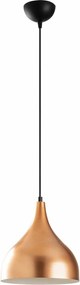 Lustra SAGLAM 3726, negru/cupru, metal, 26x40-126 cm
