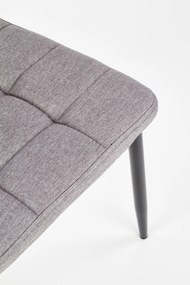 Scaun tapitat K292 gri - H 98 cm