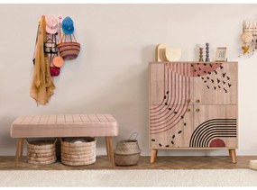 Mobilier pentru hol Maluxe 984 (Stejar sonoma + Piatră). 1089078