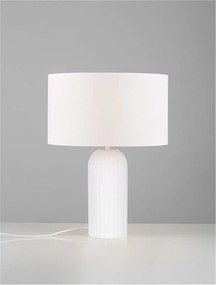 Veioza/Lampa de masa decorativa AMMOS alb