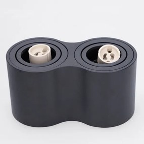 Brilagi - Corp de iluminat tip spot MIA DOUBLE 2xGU10/30W/230V negru