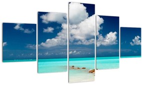 Tablou -  Plaja tropică (125x70 cm), în 40 de alte dimensiuni noi