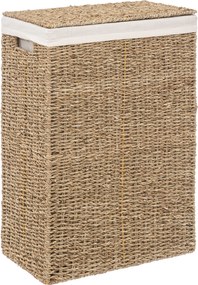 Coș de rufe din iarbă de mare, 45 L