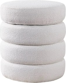 Taburete cu spatiu de depozitare, Tesatura Boucle, VOQUE 50cm