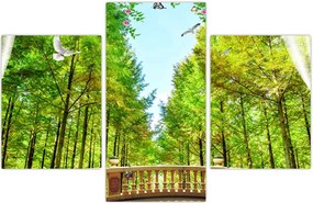 Tablou - Privire spre pădure (90x60 cm)