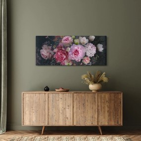 Tablou - Flori de grădină (120x50 cm)
